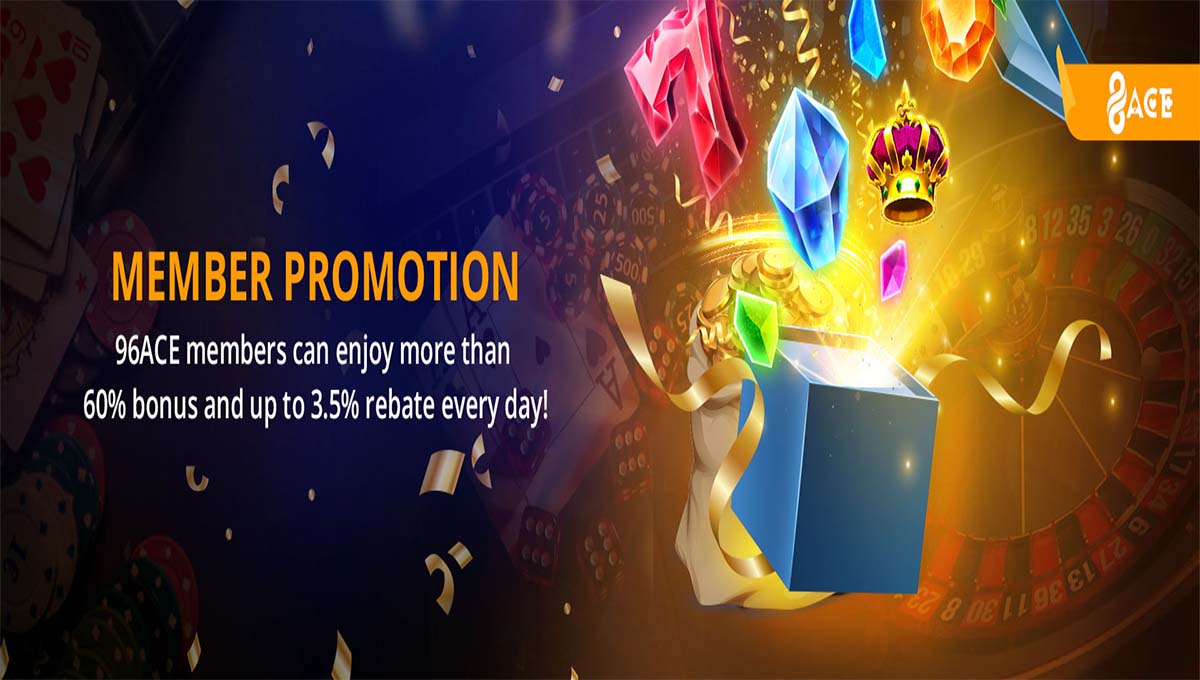 96Ace Malaysia Online Casino Promotion Bonus Banner
