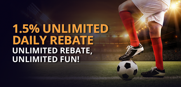 96aceonlinecasino 1.5% unlimited daily rebate promotion malaysia