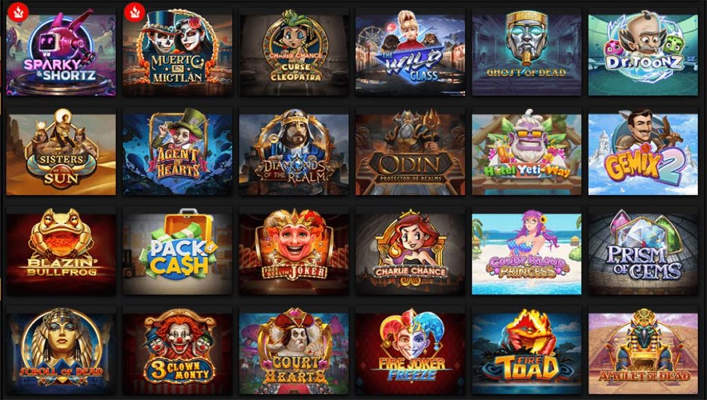 Empire777 Casino Games Selection